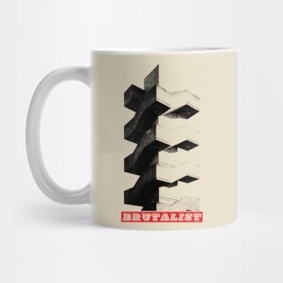 Brutalist Architecture / Brutalism / Concrete Stairway Mug